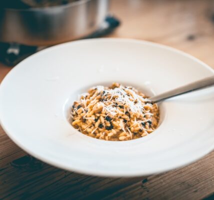 Photo Mushroom risotto