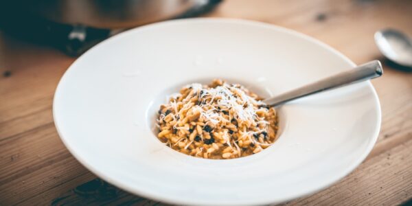 Photo Mushroom risotto